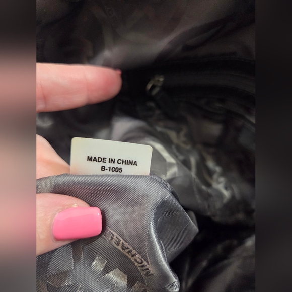 MICHAEL Michael Kors | Bags | Michael Kors Zuma Gunmetal  MICHAEL KORS Zuma Gunmetal Knotted Genuine Leather Large Slouchy Satchel Bag